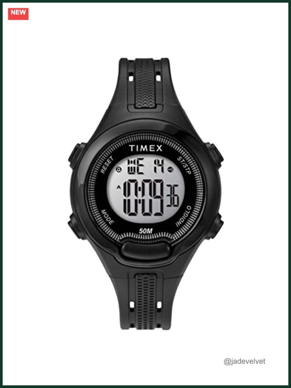 Unisex Digital Sport Watch Chronograph Alarm Indiglo Water Resistant